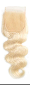 613 4x4 Champagne Body Wave Lace Closure